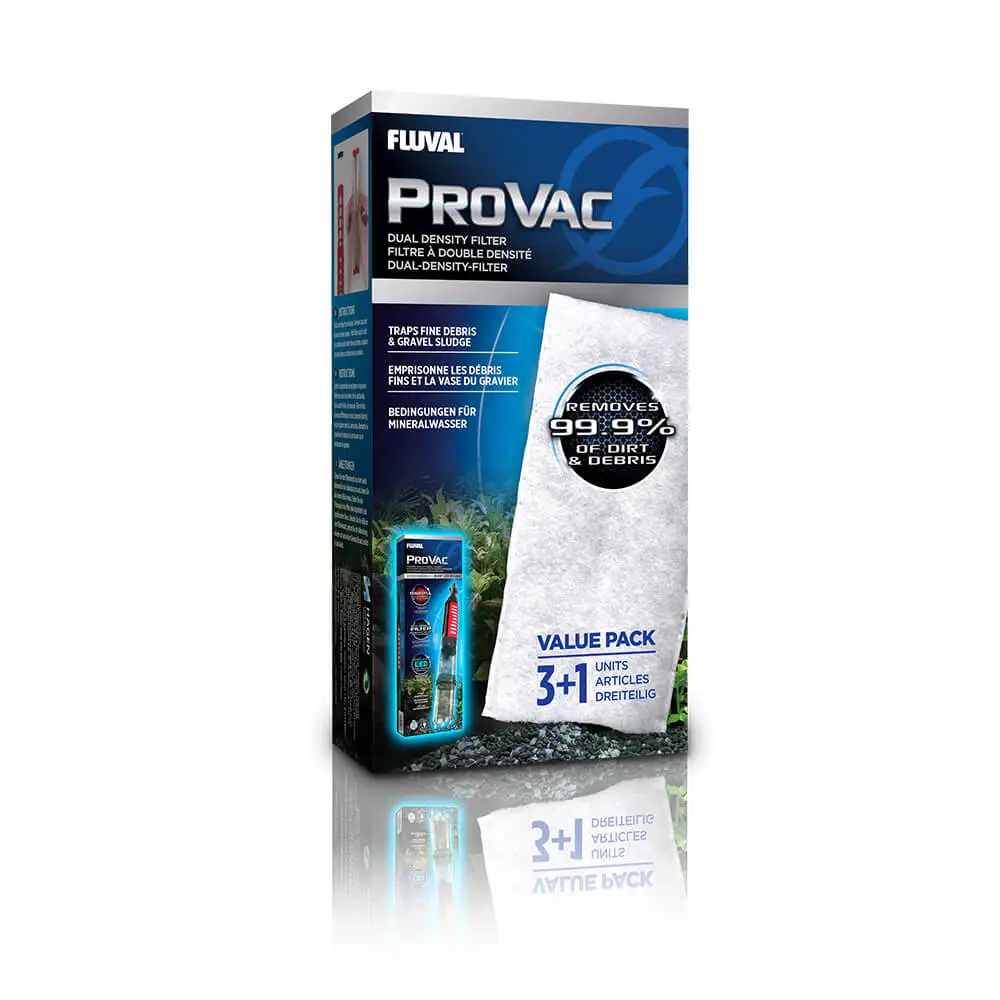 Fluval Pro Vac 12 V refill filtre 4 stk